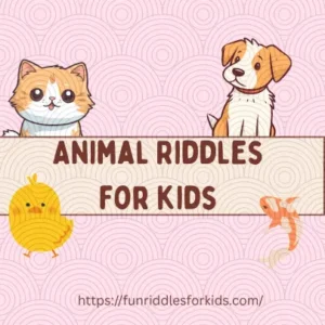 Animal Riddles for kids