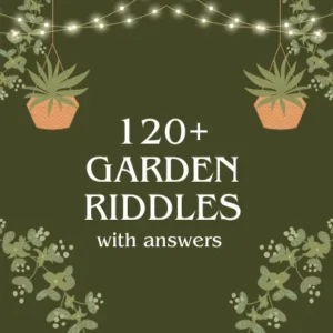 Garden Riddles with Answers