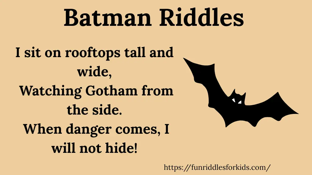 Batman Riddles with Answers