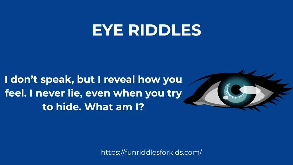 Eye Riddles with Answers