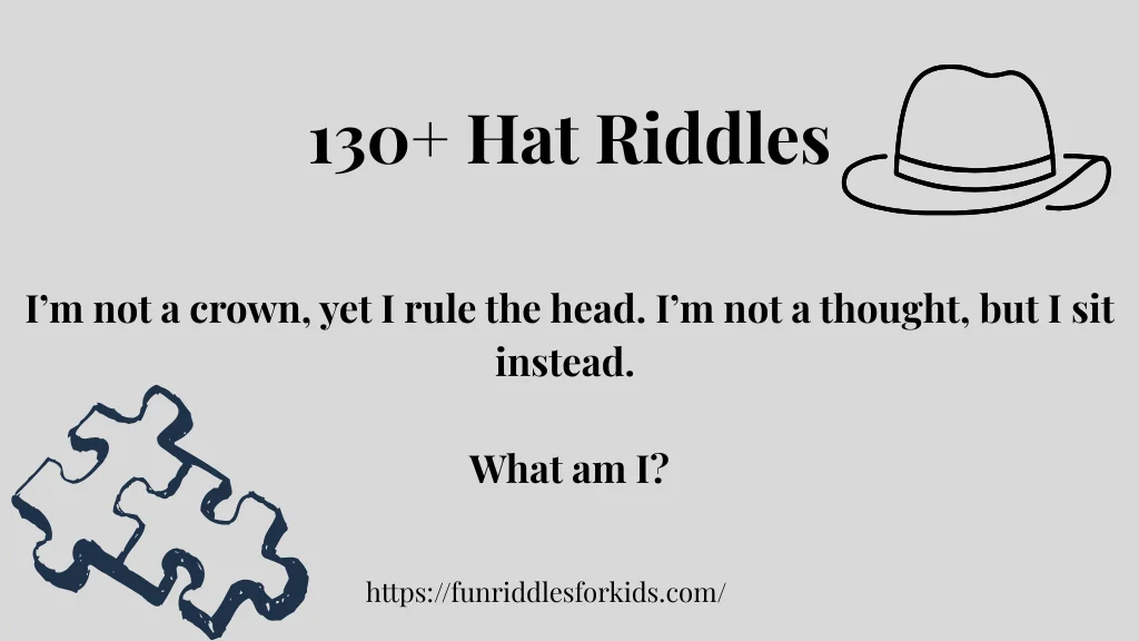 Hat Riddles with Answers