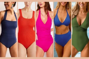 dark purple bathing suit